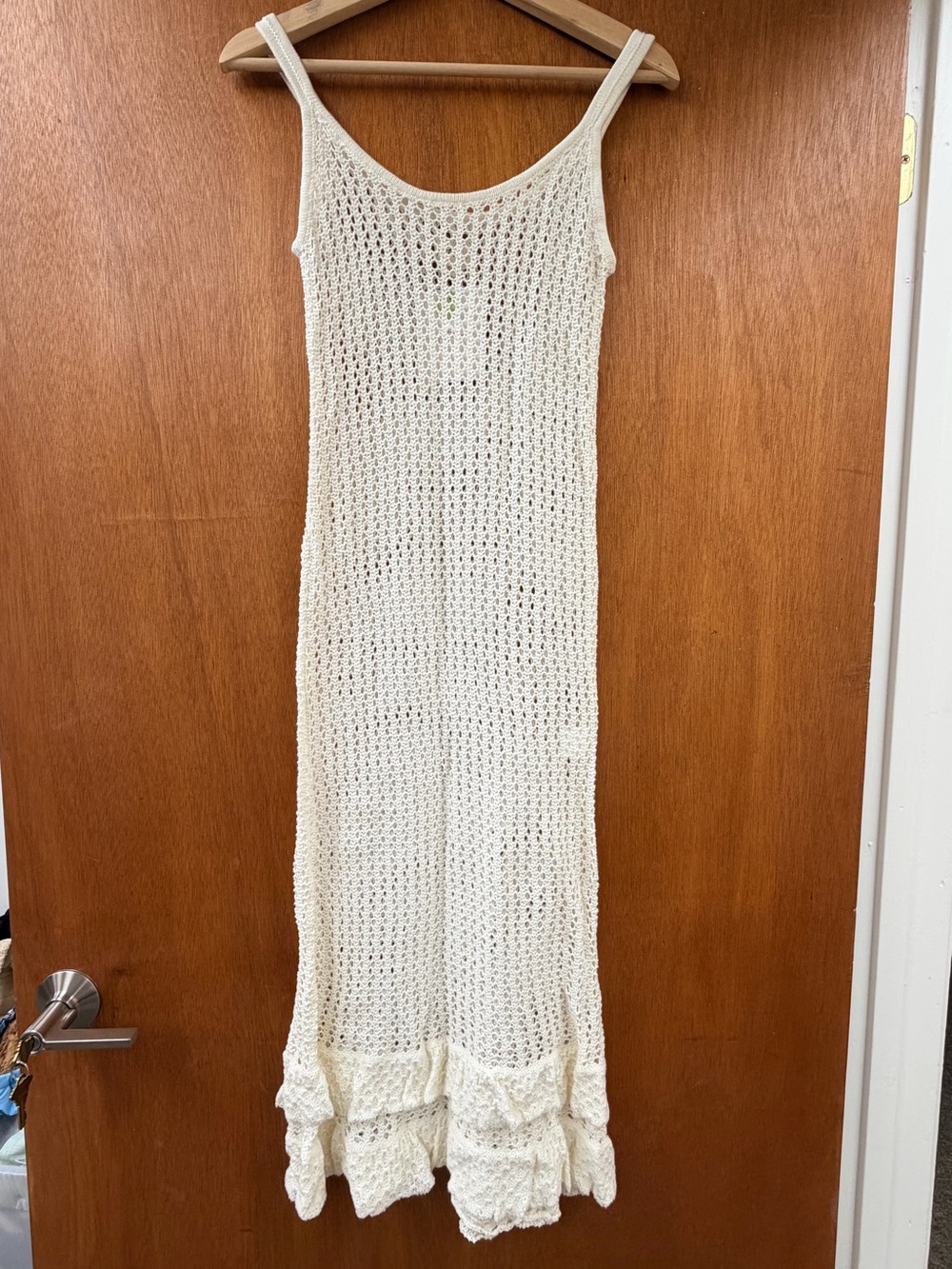 Capittana Womens Crochet Midi beach Dress Swim Cover Up White Size XS/S - Picture 6 of 6